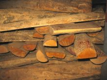 [drying and aging boxwood]